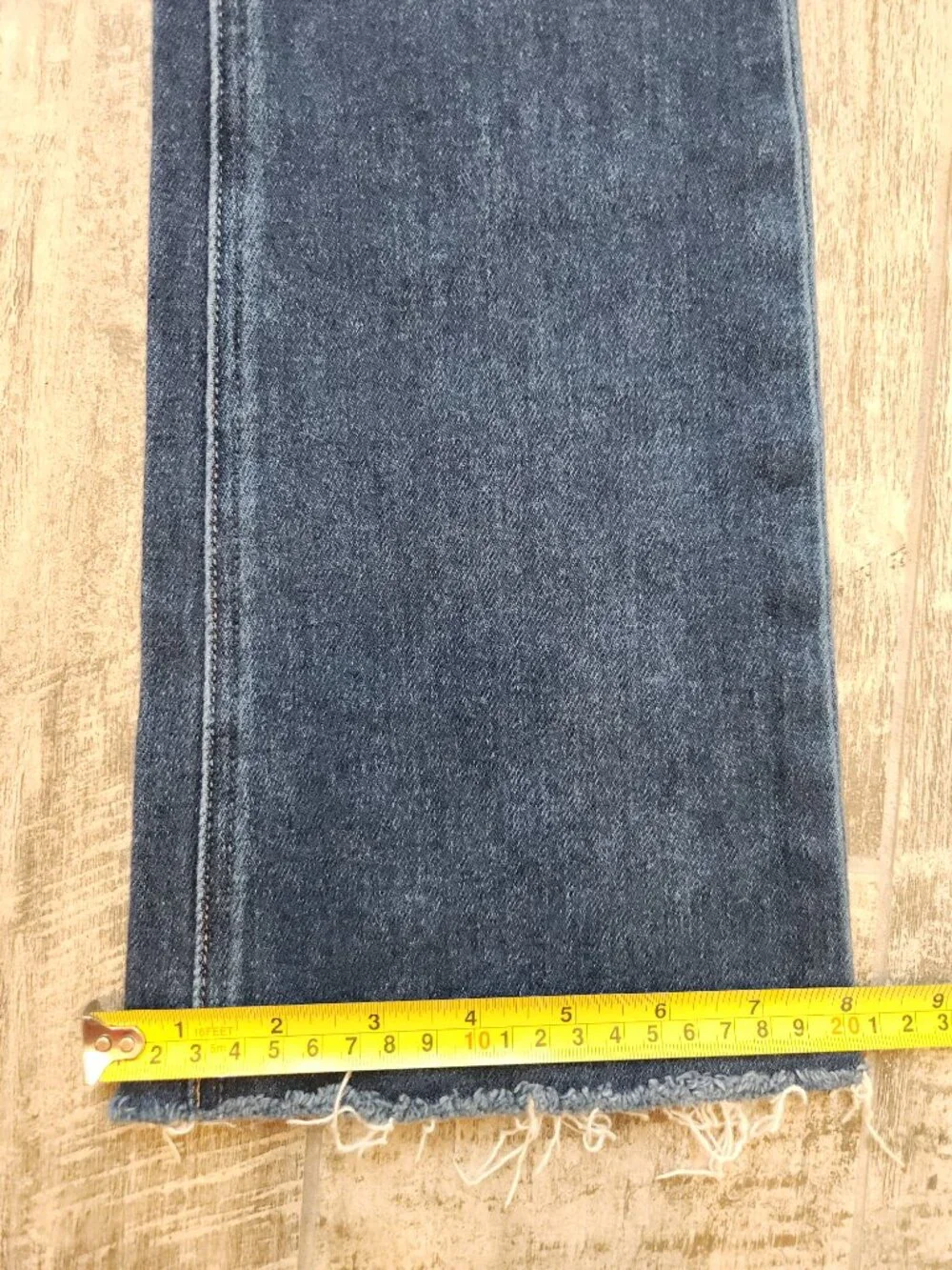 Paige Jeans Womens 26 Claudine Boot Cut High Rise Stretch Denim Raw Hem
